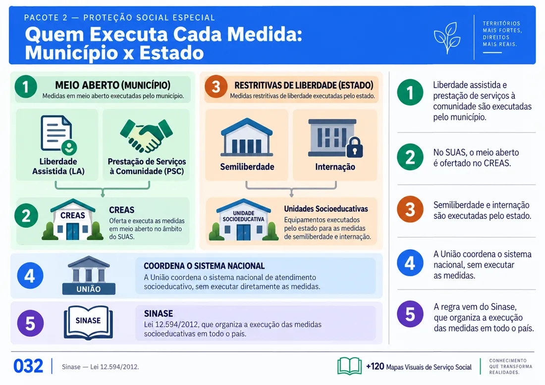 Mapa 032: Quem Executa Cada Medida: Município x Estado